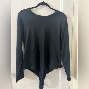Nuuds Black Long Sleeve  Bodysuit